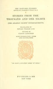 Tapa de Stories from the Thousand and one nights (the Arabian nights' entertainments)  Translated by Edward William Lane, rev. by Stanley Lane-Poole, with introd., notes and illus