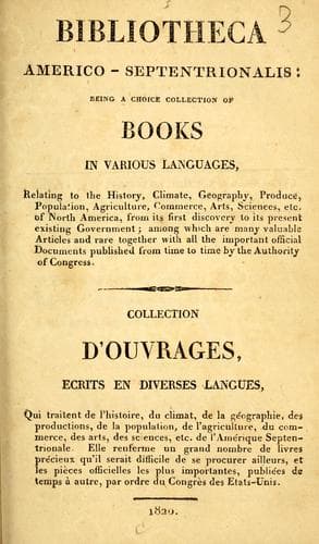Tapa de Bibliotheca Americo-septentrionalis