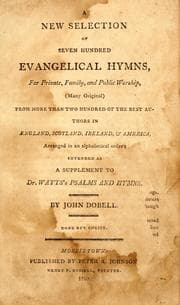 Tapa de A new selection of seven hundred evangelical hymns