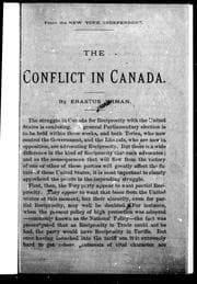Tapa de The conflict in Canada