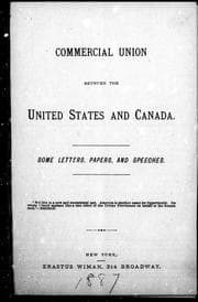 Tapa de Commercial union between the United States and Canada