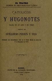 Tapa de Católicos y hugonotes