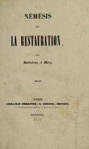 Tapa de Némésis de la restauration