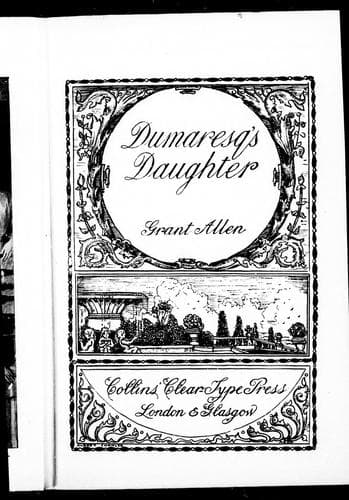 Tapa de Dumaresq's daughter