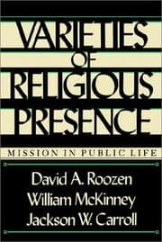 Tapa de Varieties of religious presence