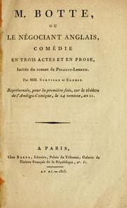 Tapa de M. Botte
