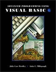 Tapa de Advanced Programming in Visual Basic 6.0