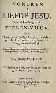 Tapa de Voncken der liefde Jesu, van het Godt-begerende zielen-vuur