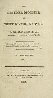 Tapa de The infidel mother: or, Three winters in London