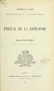 Tapa de Prieur de la cote-d'or