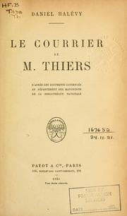 Tapa de Le Courrier de M. Thiers