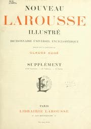 Tapa de Nouveau Larousse illustré