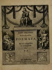 Tapa de Dan. Heinsii Nederduytsche poemata