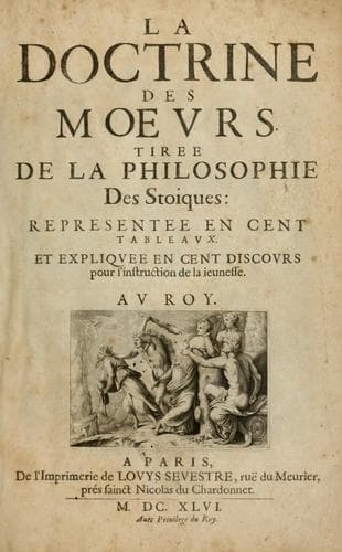 Tapa de La doctrine des moeurs