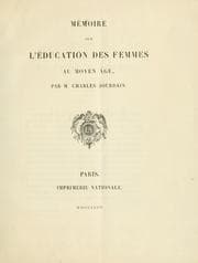 Tapa de Mémoire sur l'éducation des fammes au Moyen Âge