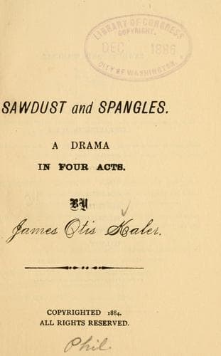 Tapa de Sawdust and spangles