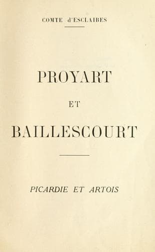 Tapa de Proyart et Baillescourt