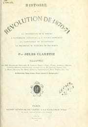 Tapa de Histoire de la Révolution de 1870-71