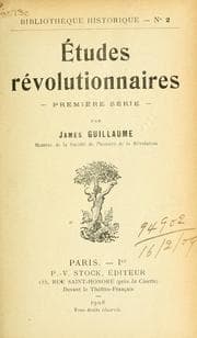 Tapa de Études révolutionnaires