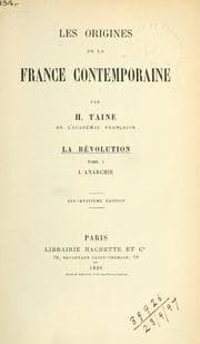 Tapa de Les origines de la France contemporaine: La Révolution