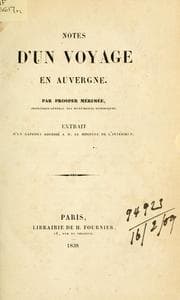 Tapa de Notes d'un voyage en Auvergne