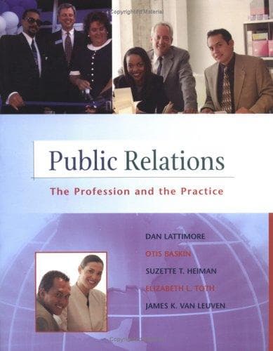 Tapa de Public relations