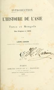 Tapa de Introduction à l'histoire de l'Asie