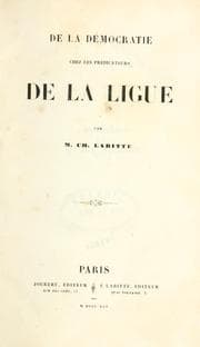 Tapa de De la démocratie chez les prédicateurs de la Ligue