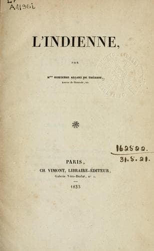 Tapa de L' Indienne