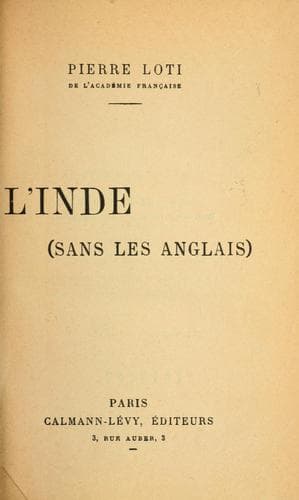 Tapa de Inde (sans les Anglais)