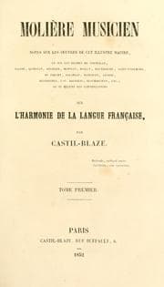Tapa de Molière musicien