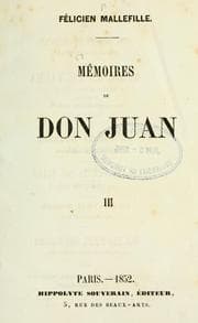 Tapa de Mémoires de Don Juan