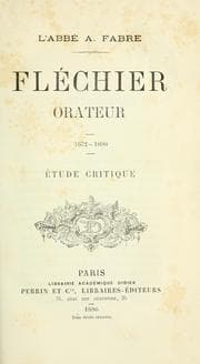 Tapa de Fléchier orateur, 1672-1690