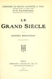 Tapa de Le grand siècle