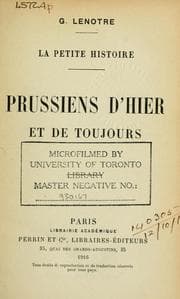 Tapa de Prussiens d'hier et de toujours