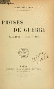Tapa de Proses de Guerre (août 1914-juillet 1915)