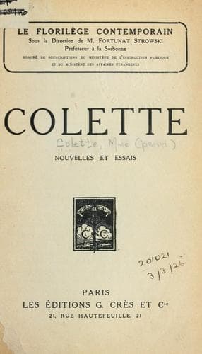 Tapa de Nouvelles et essais