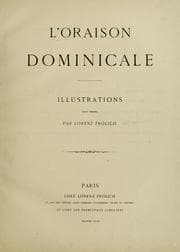 Tapa de L'Oraison Dominicale : illustrations (eaux-fortes)