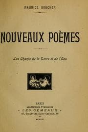 Tapa de Nouveaux poèmes