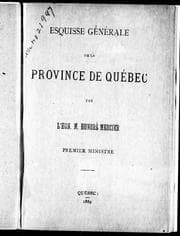 Tapa de Esquire générale de la province de Québec