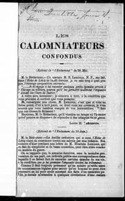 Tapa de Les calomniateurs confondus