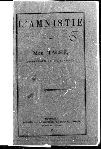 Tapa de L'amnistie