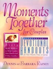 Tapa de Moments Together for Couples Devotional Handouts