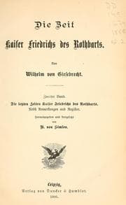 Tapa de Die Zeit Kaiser Friedrichs des Rothbarts