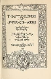 Tapa de The little flowers of St. Francis of Assisi