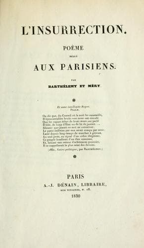 Tapa de L'insurrection