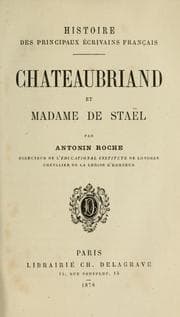 Tapa de Histoire des principaux écrivains français