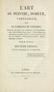 Tapa de L'art du peintre, doreur, vernisseur, et du fabricant de couleurs