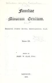 Tapa de Familiae minorum gentium