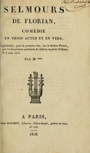 Tapa de Selmours de Florian